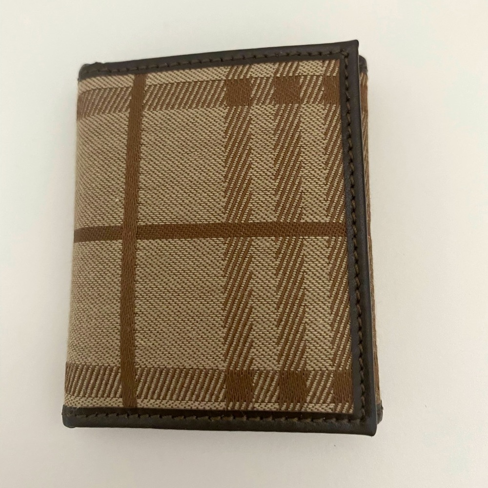 NWT Burberry Bifold Mini Photo Wallet
